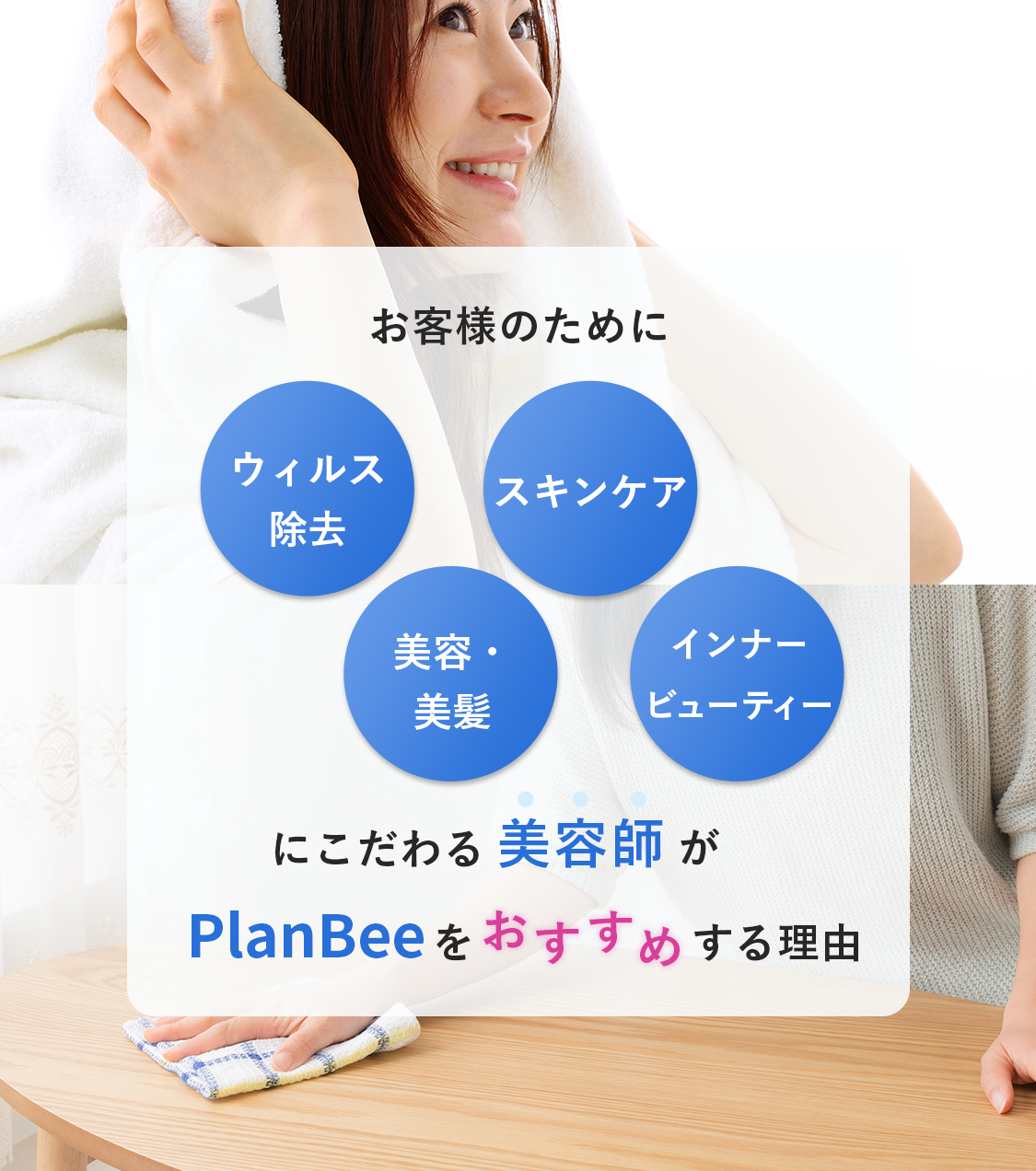 飲料水からウィルス対策まで PlanBeeの電解水